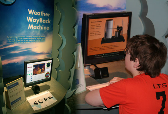 Image of the Weather WayBack Machine